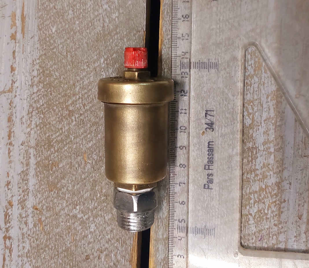 شیر خودکار هواگیری با اتصال ۱/۲